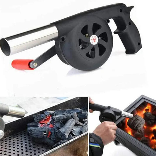 Suflantă Manuală Portabilă pentru Grătar și BBQ
