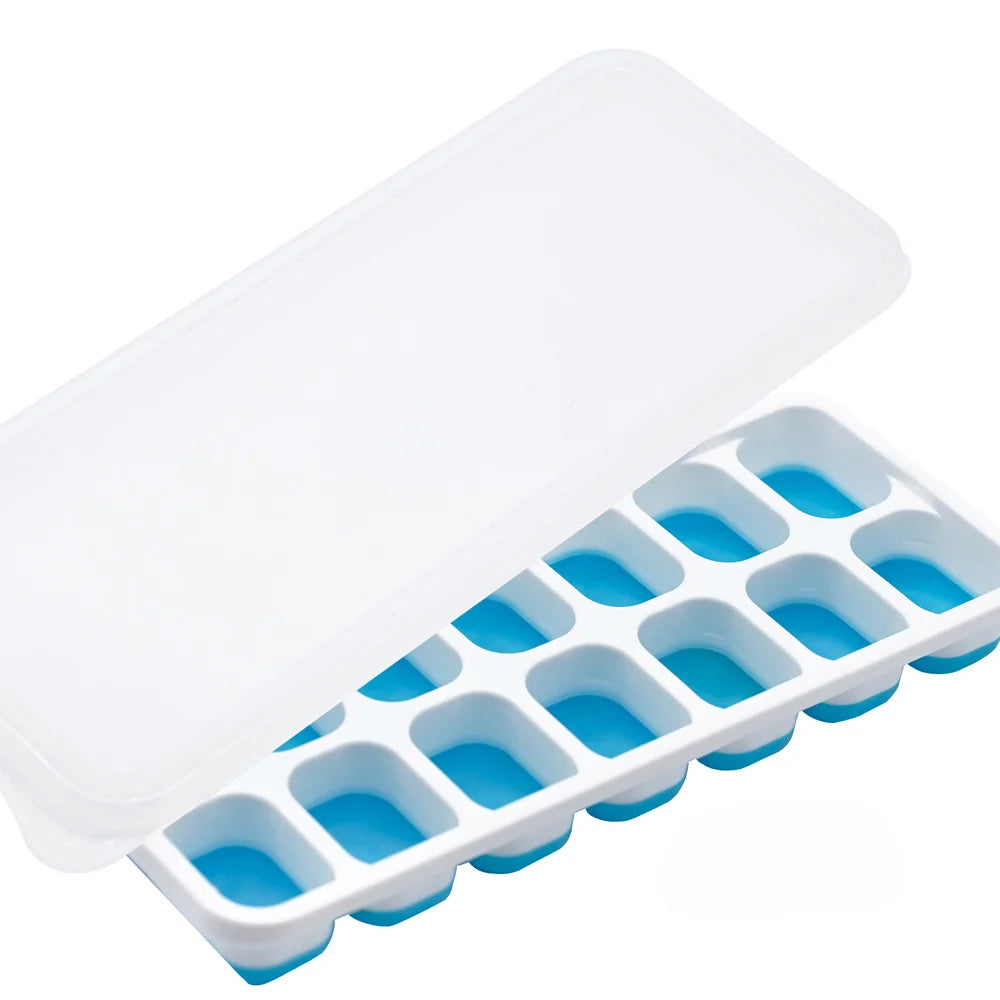 Tavă Silicon pentru Gheață – 14 Compartimente