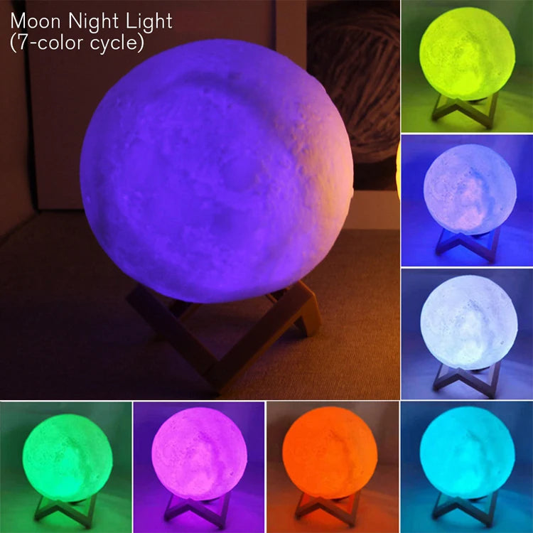 Lampă LED Lună – Galaxy Night Light
