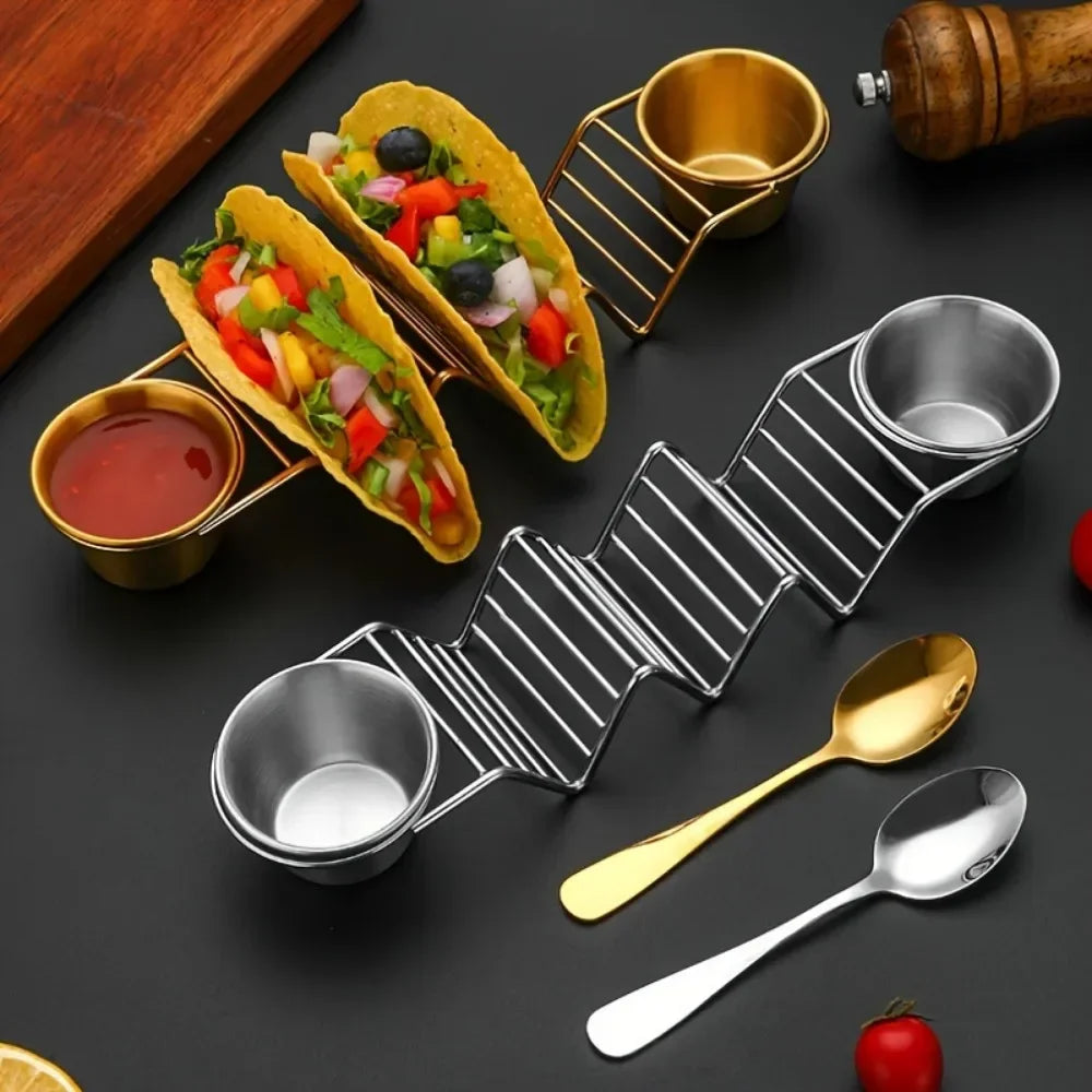 Set Suport Taco din Inox – 4 Piese