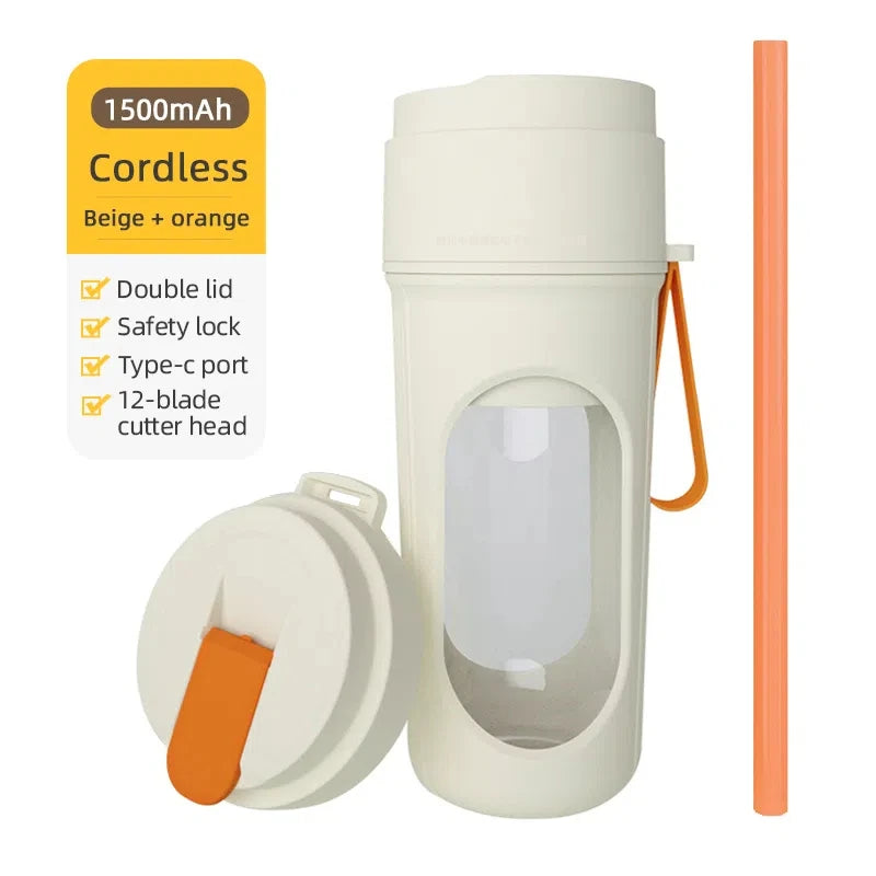 Blender Portabil Electric cu 6 Lame