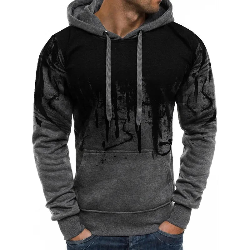 Hanorac Gradient cu Glugă – Casual & Sport