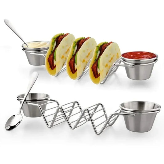 Set Suport Taco din Inox – 4 Piese