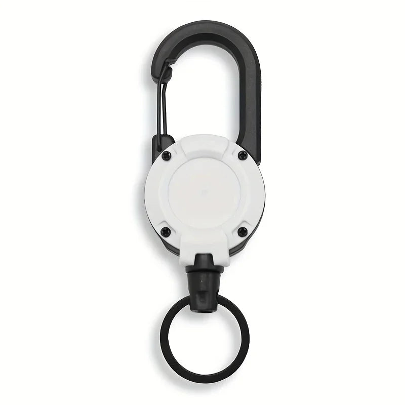 Breloc Retractabil Heavy Duty cu Carabină