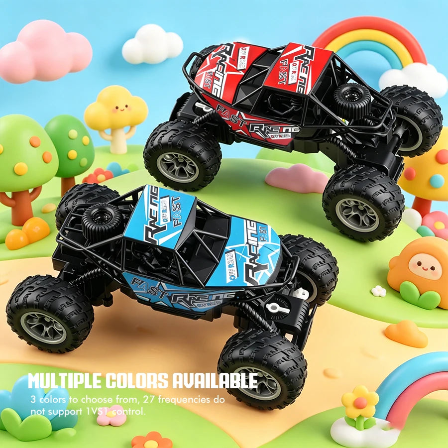 Mașină Off-Road cu Telecomandă – Lumini și Anvelope Anti-Alunecare