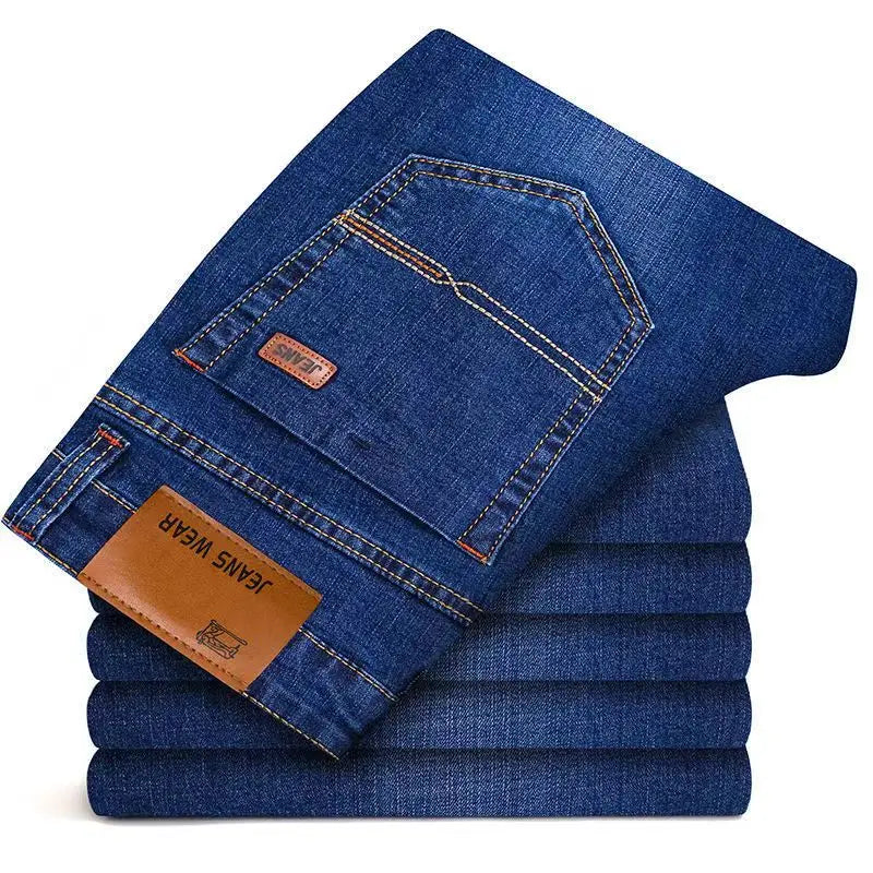 Blugi Negri Straight Fit – Casual & Business