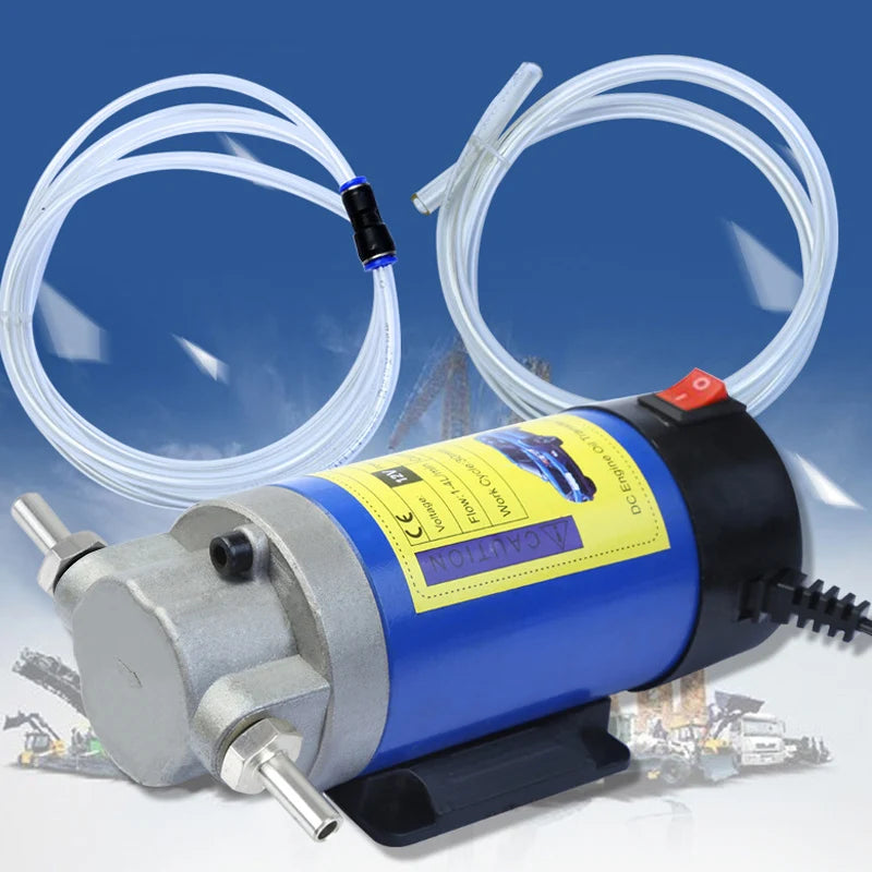 Pompă Electrică Transfer Ulei și Combustibil – 12V/24V
