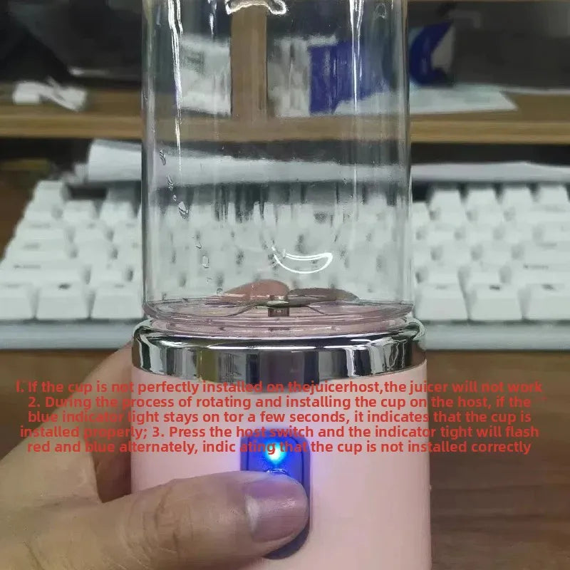 Blender Portabil Electric cu 6 Lame