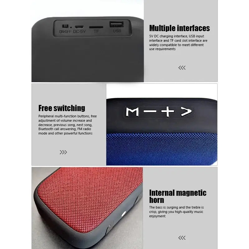 Boxă Portabilă Wireless Bluetooth 5.0