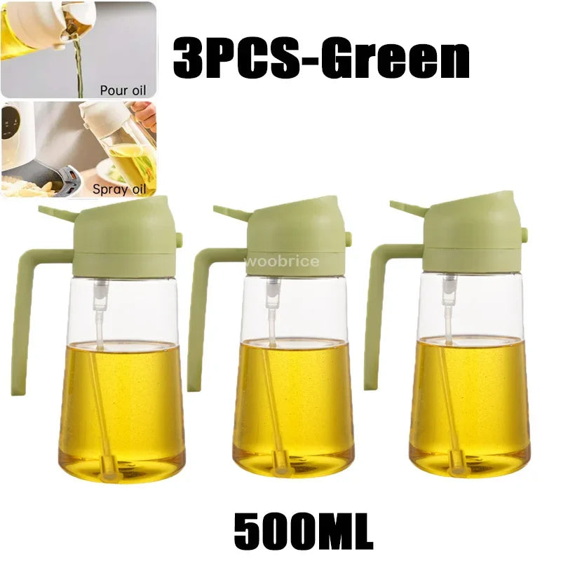 Pulverizator Ulei 2 în 1 – Spray și Pensulă pentru Gătit