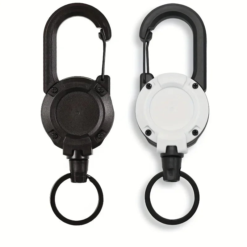Breloc Retractabil Heavy Duty cu Carabină