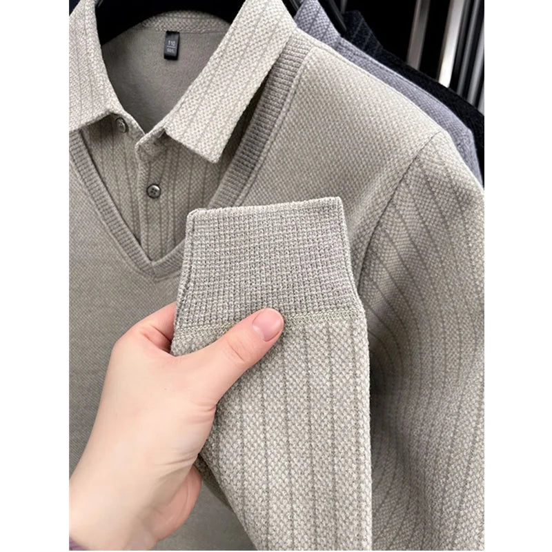 Pulover Polo Premium – Tricotat și Călduros
