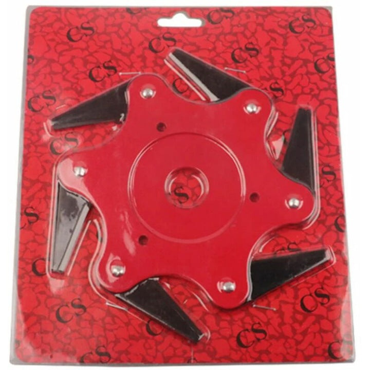 Cap de taiere cu 6 lame Tovbmup, metal, roșu